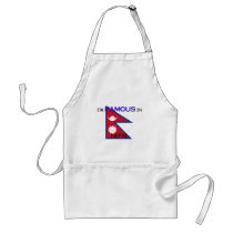 I'm Famous In NEPAL aprons by flagshirt I'm Famous In NEPAL aprons