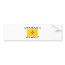 I'm Famous In NEW MEXICO bumper stickers