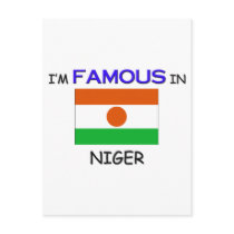 I'm Famous In NIGER postcards by flagshirt I'm Famous In NIGER postcards