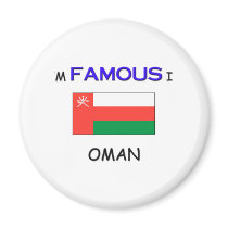 I'm Famous In OMAN magnets by flagshirt I'm Famous In OMAN magnets