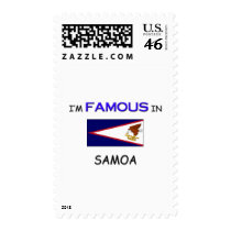 I'm Famous In SAMOA postage