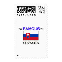 I'm Famous In SLOVAKIA postage by flagshirt I'm Famous In SLOVAKIA postage