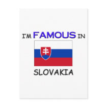 I'm Famous In SLOVAKIA postcards