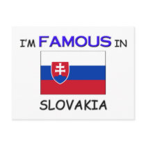 I'm Famous In SLOVAKIA postcards