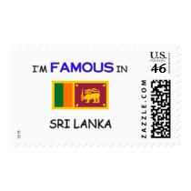 I'm Famous In SRI LANKA postage