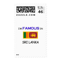 I'm Famous In SRI LANKA postage