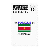 I'm Famous In SURINAME postage by flagshirt I'm Famous In SURINAME postage