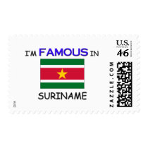 I'm Famous In SURINAME postage by flagshirt I'm Famous In SURINAME postage