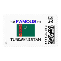 I'm Famous In TURKMENISTAN postage