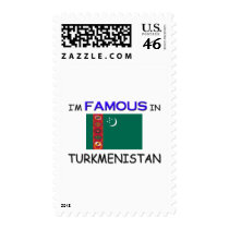I'm Famous In TURKMENISTAN postage
