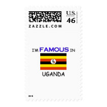I'm Famous In UGANDA postage by flagshirt I'm Famous In UGANDA postage