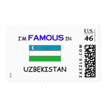 I'm Famous In UZBEKISTAN postage by flagshirt I'm Famous In UZBEKISTAN postage