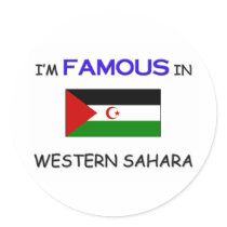 I'm Famous In WESTERN SAHARA stickers