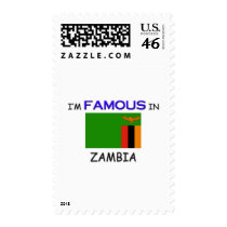 I'm Famous In ZAMBIA Postage Stamps