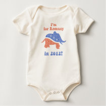 I'm for Romney in 2012 Infant Baby  Shirt
