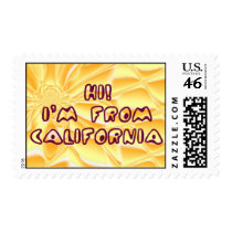 I'm from California Stamp