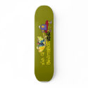 I'm G Skateboard-Graffiti - green/yellow
