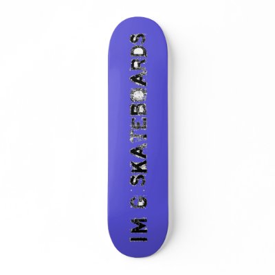 I'm G Skateboards (Acid Label FONT) - blue by ImGEEE