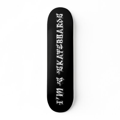 I'm G Skateboards (Degrassi Graffiti Font) - black by ImGEEE