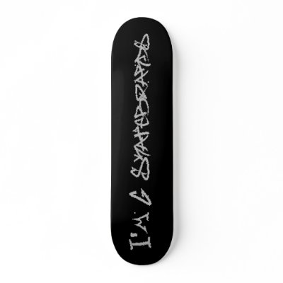 I'm G Skateboards (Rufa Font) - black/grey by ImGEEE