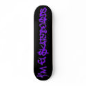 I'm G Skateboards (Stylin BRK Font) - black/purple