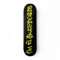 I'm G Skateboards (Stylin BRK Font) - black/yellow