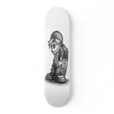 I'm G Skater-Boy Skateboard by ImGEEE