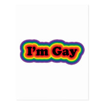 I'm Gay Post Card