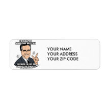I'M GLAD YOU ASKED THAT QUESTION RETURN ADDRESS LABEL