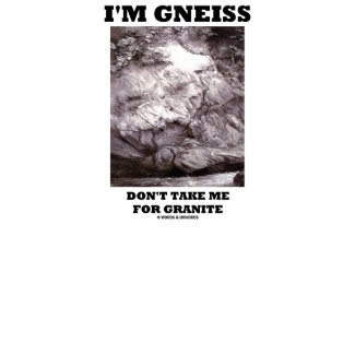 I'm Gneiss Don't Take Me For Granite (Rock Humor) shirt
