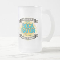 I'm Going Back To (Boca Raton) mugs