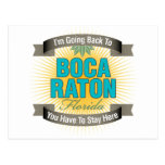 I'm Going Back To (Boca Raton) Postcards