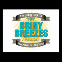 I'm Going Back To (Briny Breezes) postcards