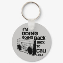 I'm Going Back To Cali-Keychain by 4u2bunique I'm Going Back To Cali-Keychain