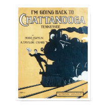 I'm Going Back to Chattanooga Tennessee Songbook C posters