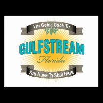 I'm Going Back To (Gulfstream) postcards