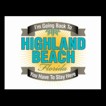 I'm Going Back To (Highland Beach) postcards