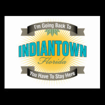 I'm Going Back To (Indiantown) postcards