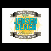 I'm Going Back To (Jensen Beach) postcards