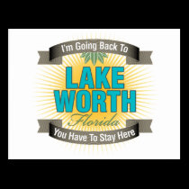 I'm Going Back To (Lake Worth) postcards