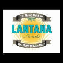 I'm Going Back To (Lantana) postcards