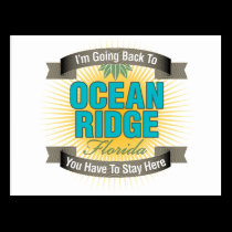 I'm Going Back To (Ocean Ridge) postcards