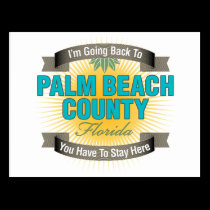 I'm Going Back To (Palm Beach County) postcards