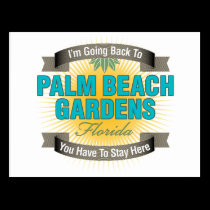 I'm Going Back To (Palm Beach Gardens) postcards