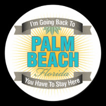 I'm Going Back To (Palm Beach) stickers
