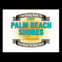 I'm Going Back To (Palm Beach Shores) postcards