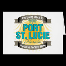 I'm Going Back To (Port St. Lucie) cards