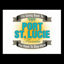 I'm Going Back To (Port St. Lucie) postcards