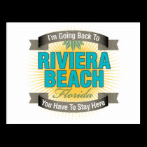 I'm Going Back To (Riviera Beach) postcards