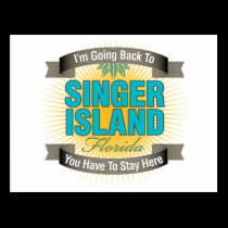 I'm Going Back To (Singer Island) postcards